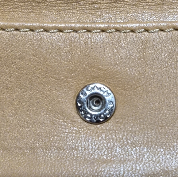 Coach Signature Small Zip Around Wallet - Picture 11 of 12